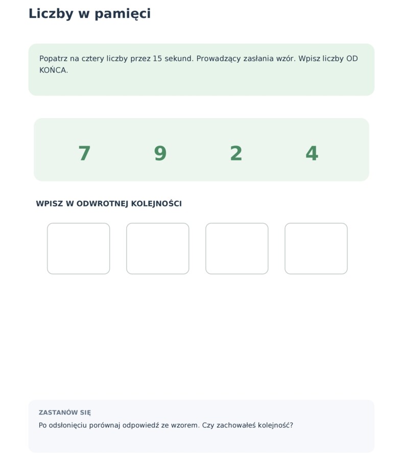 Trening umiejętności poznawczych – 60 kart pracy PDF | Klasy 1–3