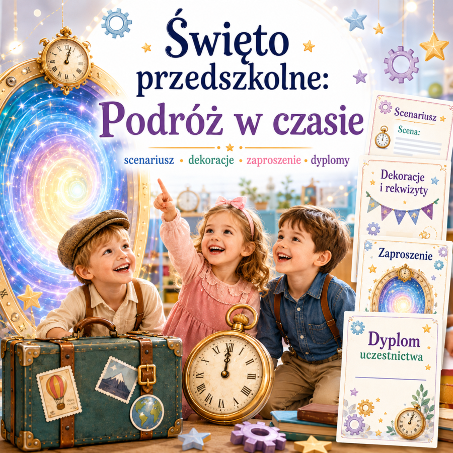 Święto przedszkolne: podróż w czasie
