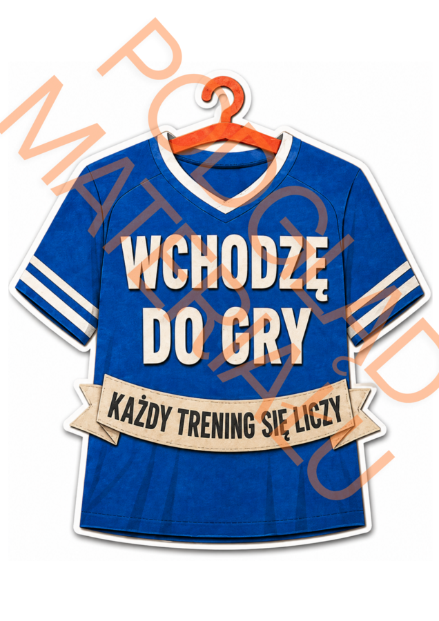 GRAMY O WIĘCEJ NIŻ WYNIK! – wielkoformatowa gazetka na WF i sport | koszulka w 3 rozmiarach