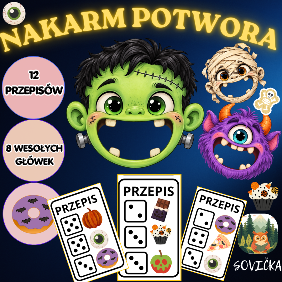 NAKARM POTWORA! 👻 | 8 GŁÓWEK + 12 PRZEPISÓW