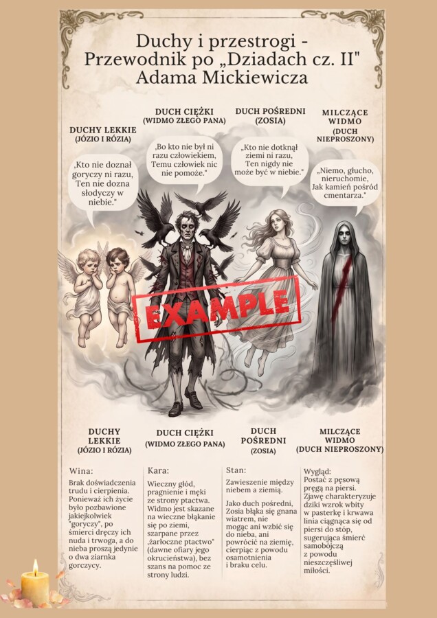 Naklejka, "Dziady", pdf