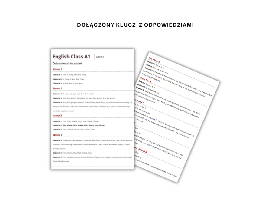 Gramatyka klasa 4: Czasownik to be w pytaniach + zaimki wskazujace. Na podstawie New English Class A1 Unit 2