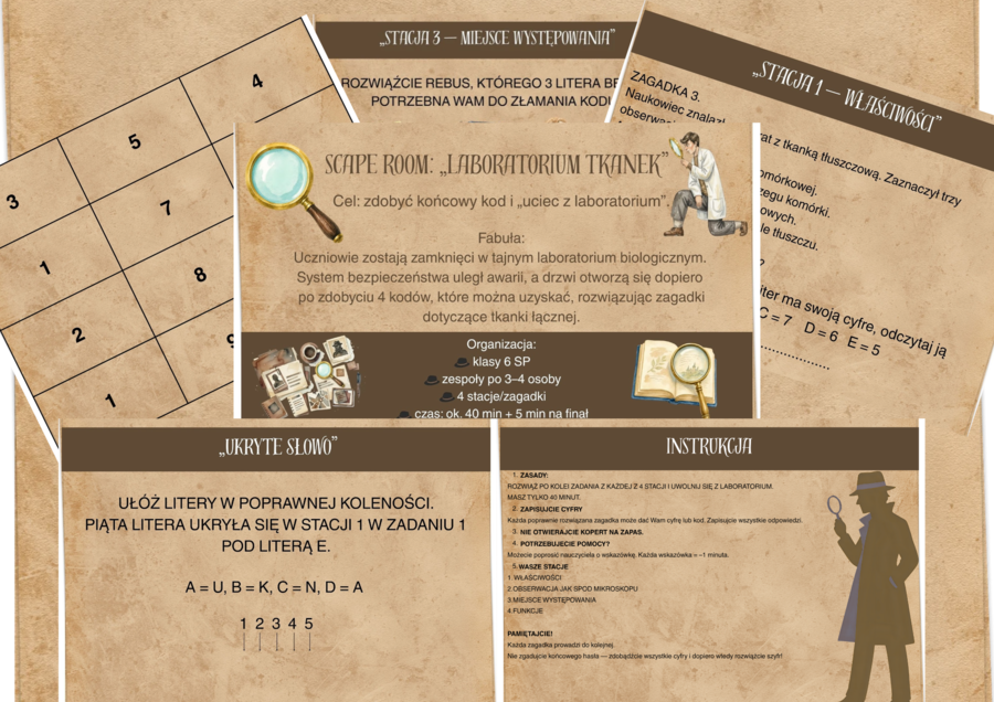ESCAPE ROOM - LABORATORIUM TKANEK