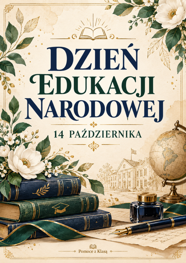 Gazetka na Dzień Edukacji Narodowej - „Dziękujemy, że…”