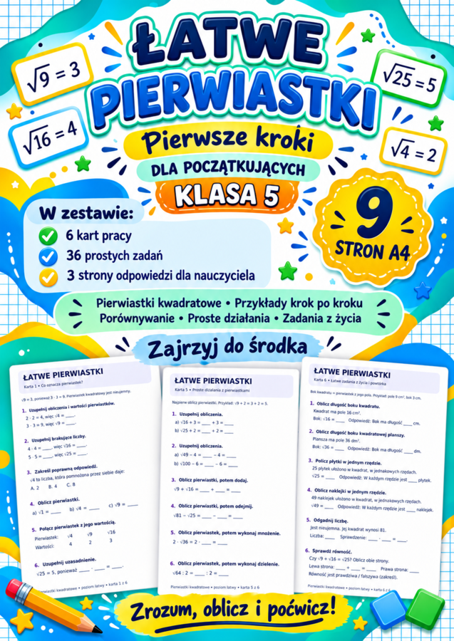 PIERWIASTKI- ŁATWE- klasa 5