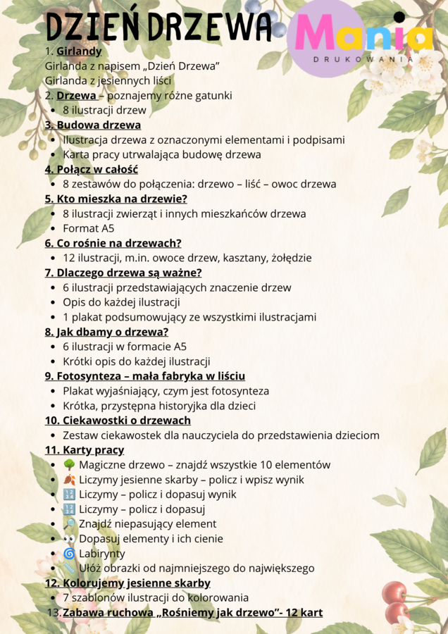 DZIEŃ DRZEWA