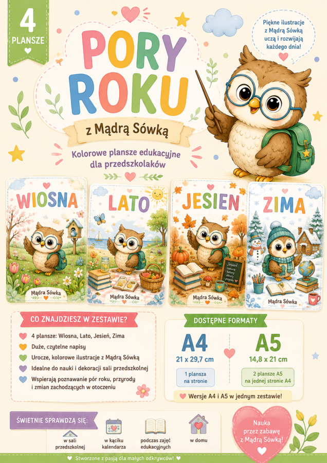 „Pory Roku z Mądrą Sówką”