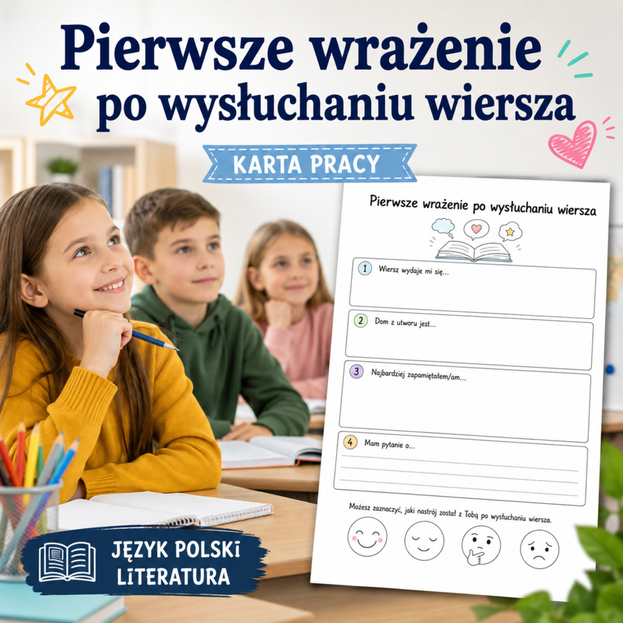 Pierwsze wrażenie po wysłuchaniu wiersza