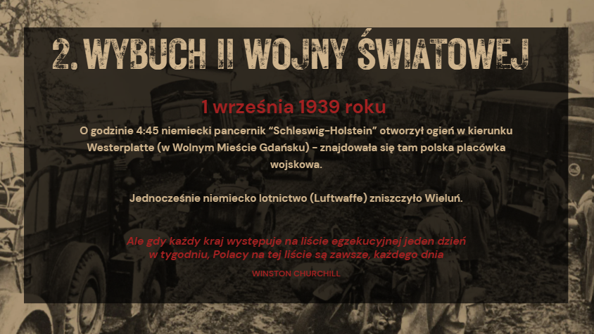 "Napaść na Polskę" Prezentacja (Wojna obronna Polski)