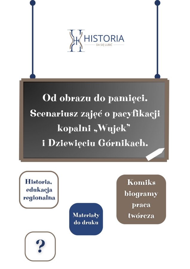 Od obrazu do pamięci - scenariusz zajęć o pacyfikacji kopalni „Wujek” i Dziewięciu Górnikach