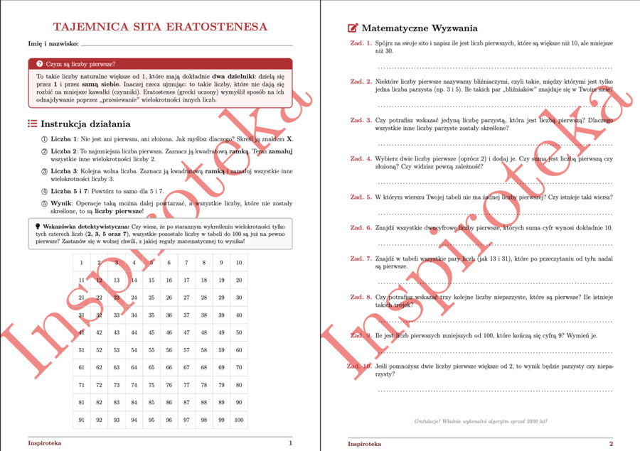 Tajemnica Sita Eratostenesa, czyli wstęp do liczb pierwszych