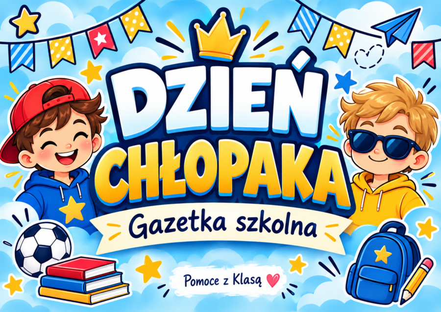 Gazetka ,,Dzień Chłopaka'' Klasy 1-3