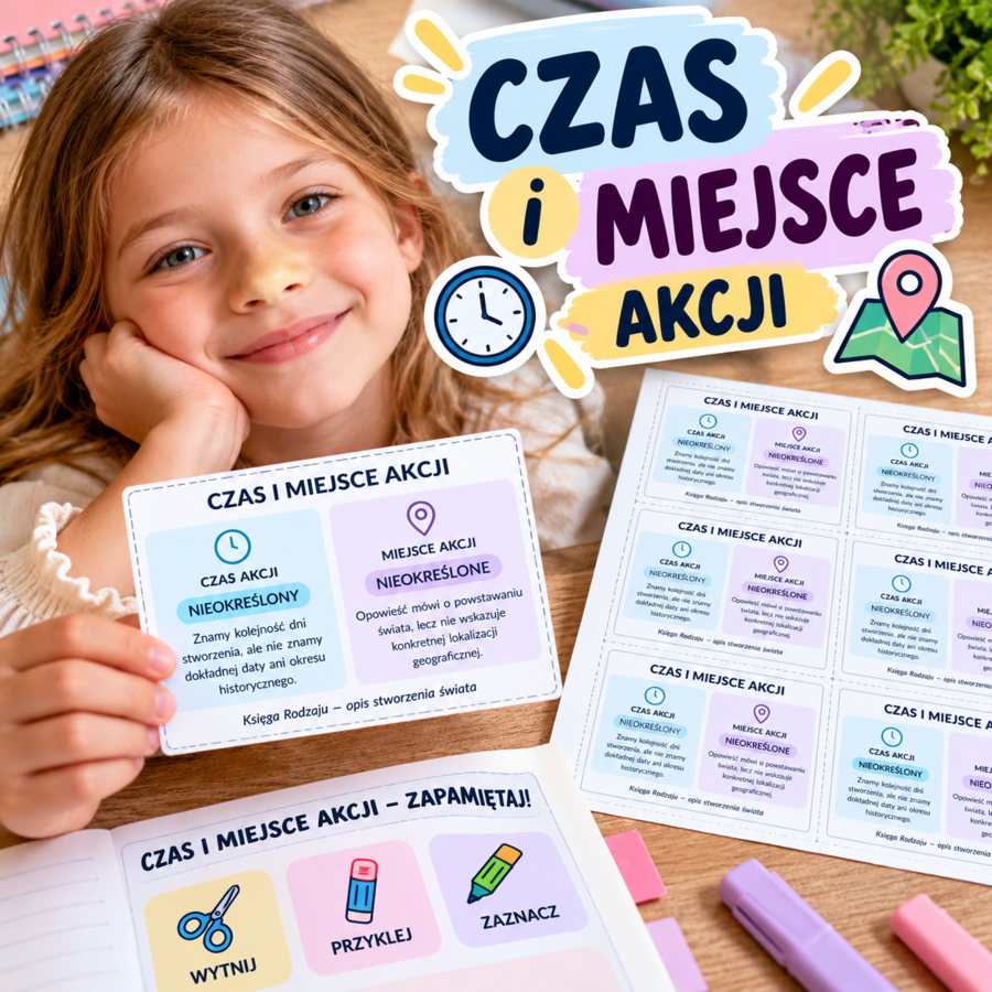 CZAS I MIEJSCE AKCJI – zapamiętaj!
