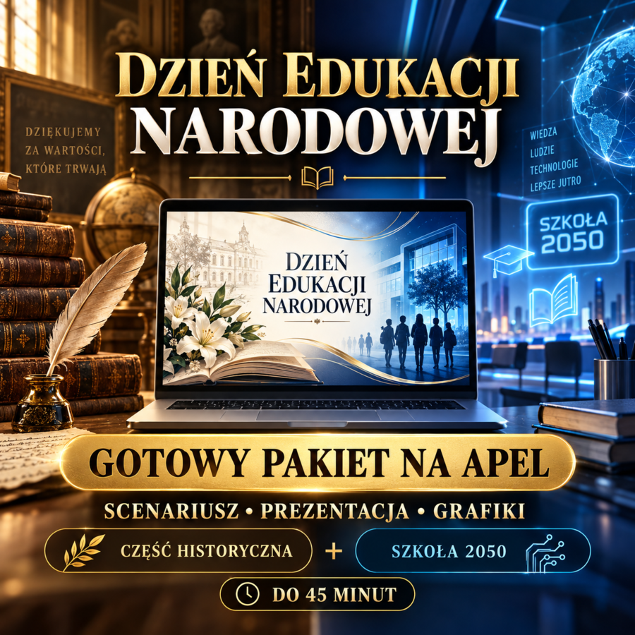 🍎 Dzień Edukacji Narodowej – gotowy pakiet na wyjątkowy apel szkolny