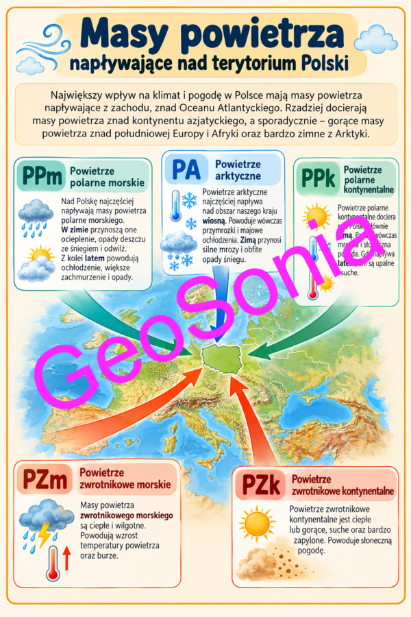 Czynniki kształtujące klimat geografia klasa 7 sketchnotka