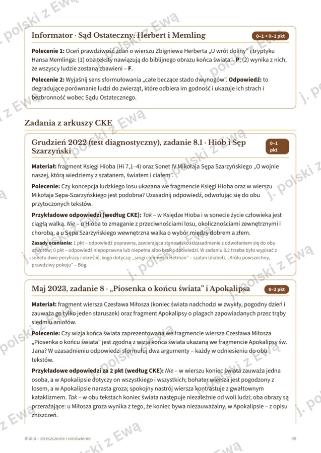 Biblia - kompletne kompendium na maturę