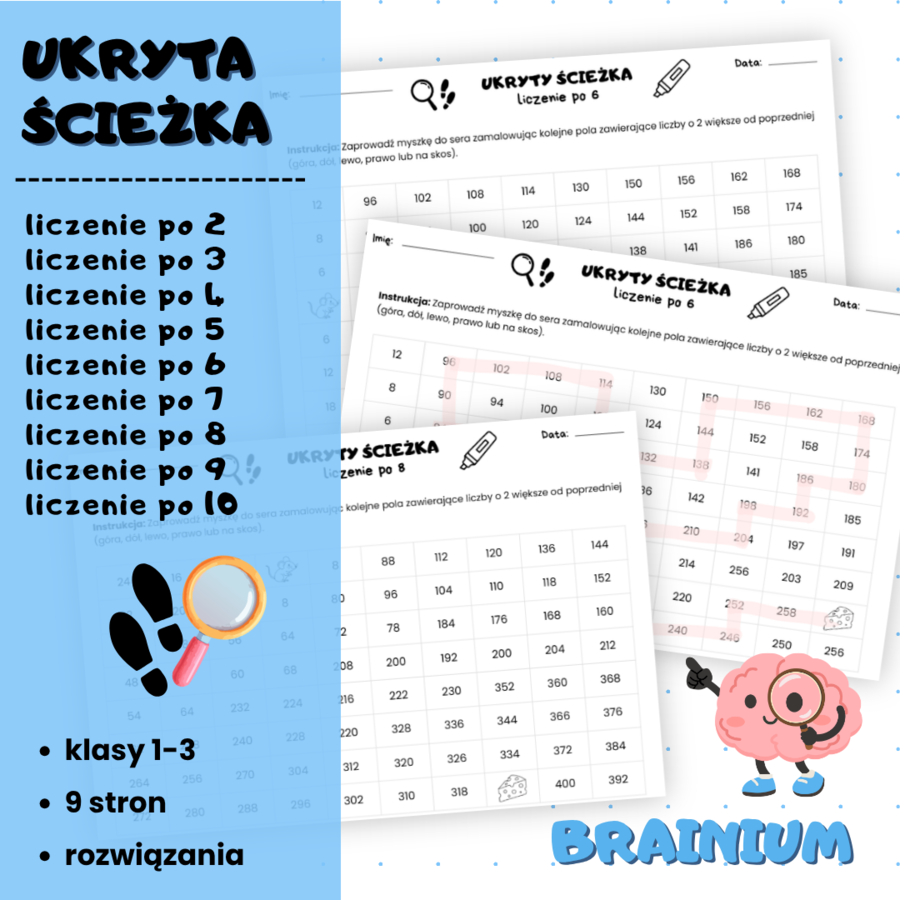 UKRYTA ŚCIEŻKA - Liczenie po ...