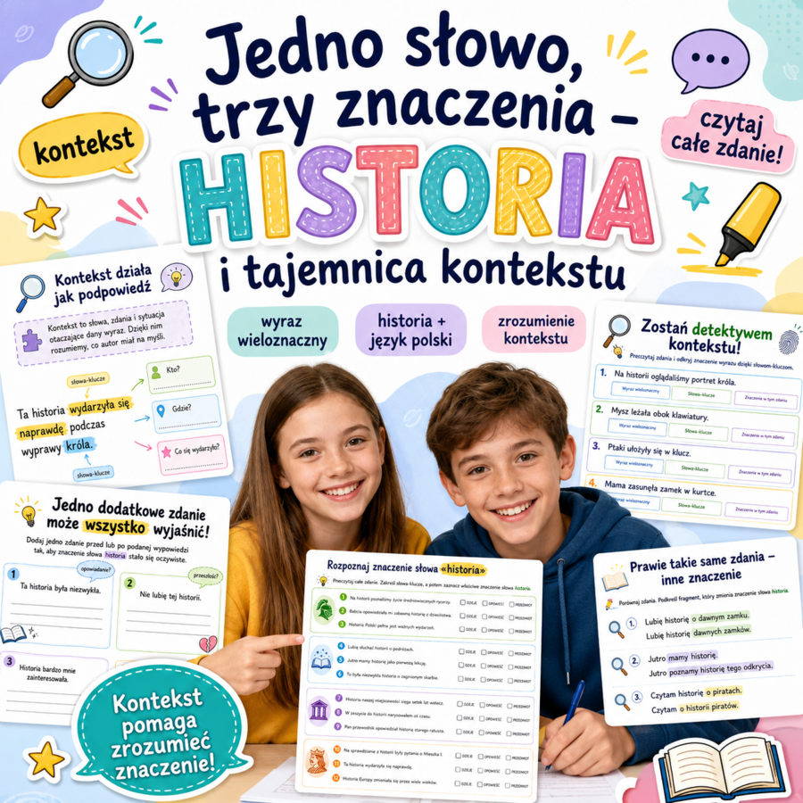 Jedno słowo, trzy znaczenia – HISTORIA i tajemnica kontekstu