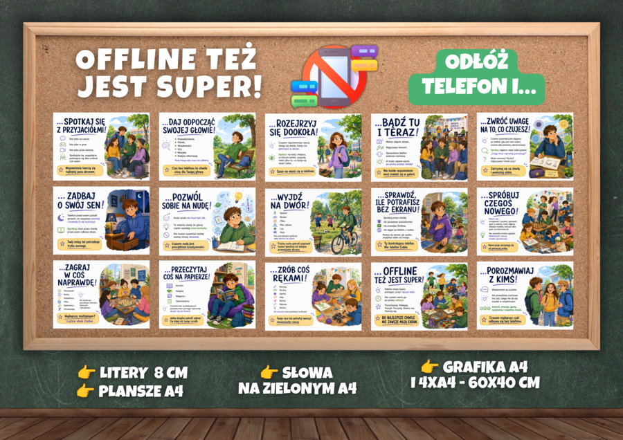 OFFLINE TEŻ JEST SUPER! ODŁÓŻ TELEFON I... - GAZETKA SZKOLNA