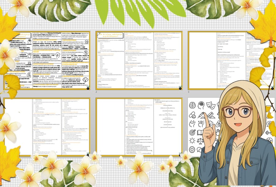 Sketchnotka/notatka - dla ucznia i przypomnienie dla nauczyciela w pdf. Temat "Jak działają substancje psychoaktywne?". Edukacja zdrowotna. Klasa 6.