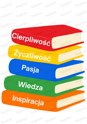 Gazetka na Dzień Nauczyciela do druku A3 i A4 – girlanda, dekoracje i napisy