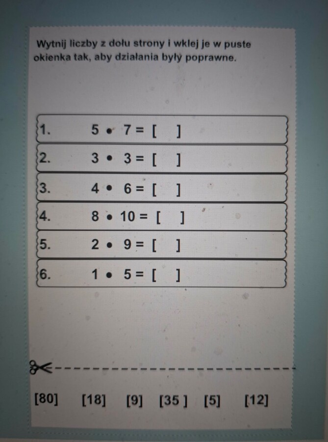 Karty o przejrzystej strukturze, przyjazne uczniom z ADHD i w spektrum autyzmu.