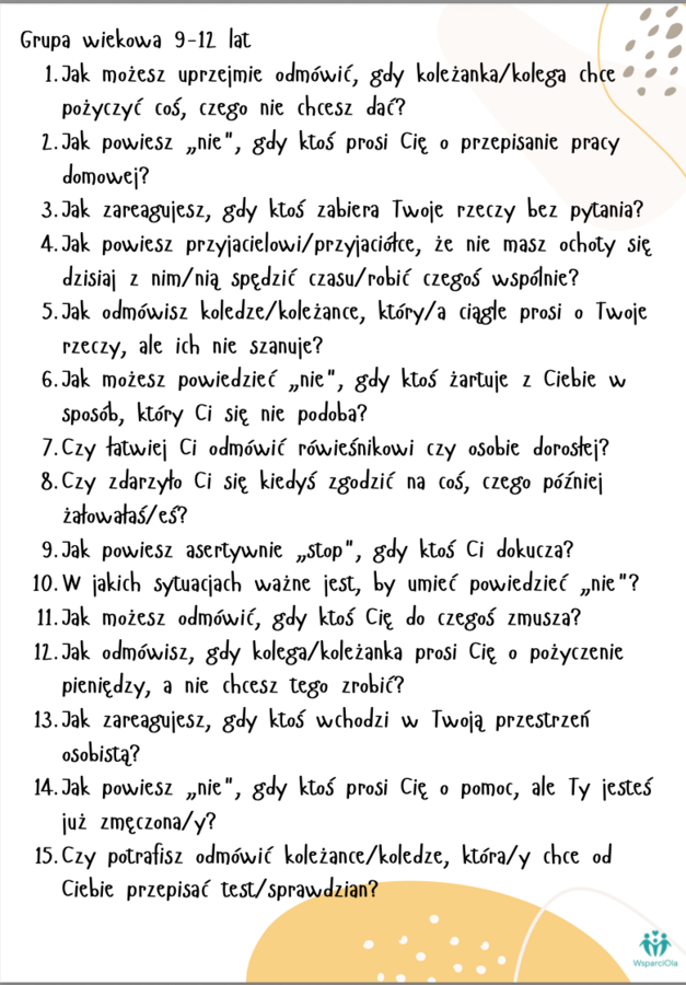 Terapeutyczna wieża asertywności