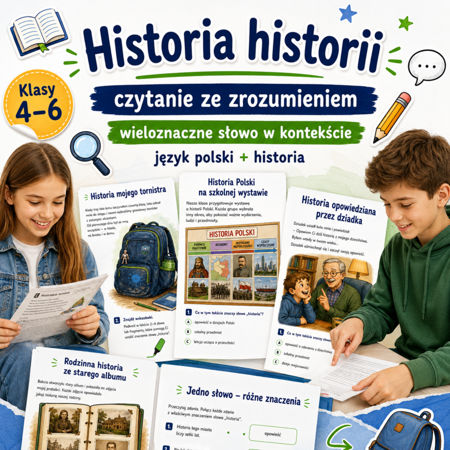 Historia historii – 12 krótkich tekstów, w których jedno słowo znaczy coś innego