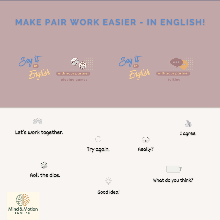 English Only Classroom Kit - 5 Ready-to-Use Tools for English Lessons
