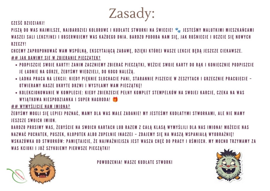 Motywatory Karty motywacyjne na j. angielski