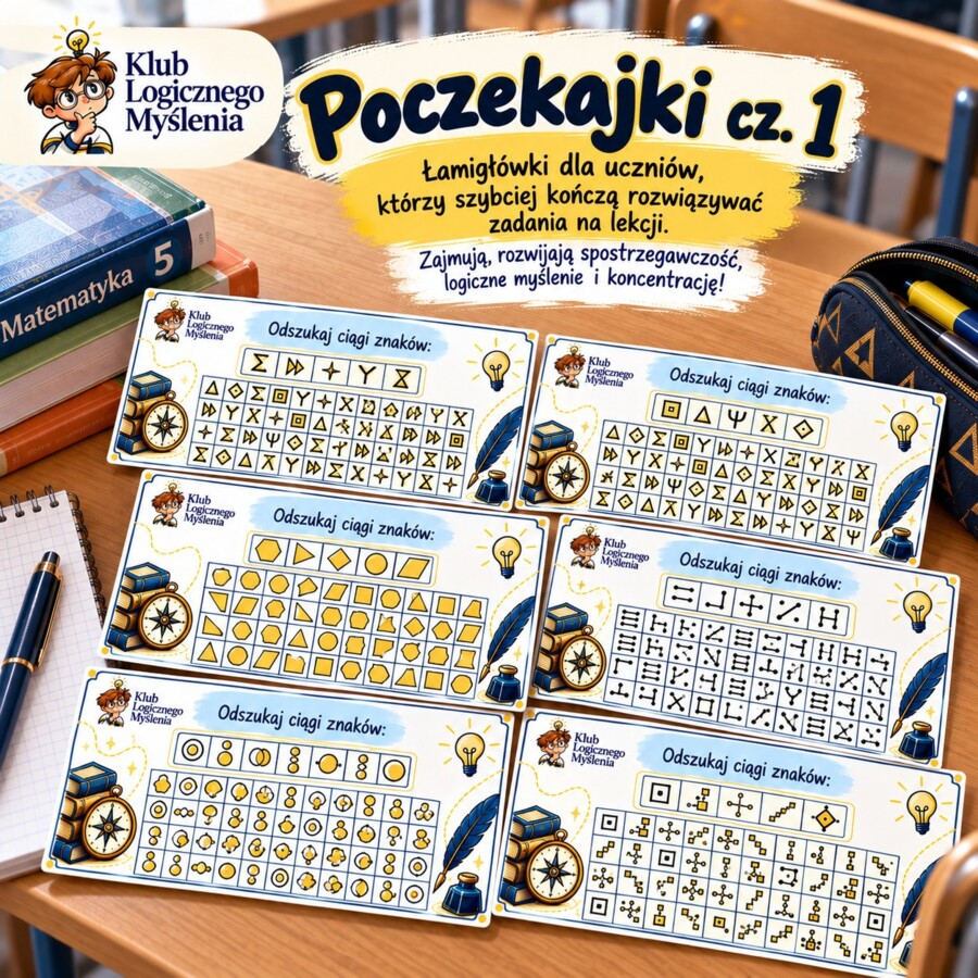 Poczekajki. Znajdź ciąg znaków.