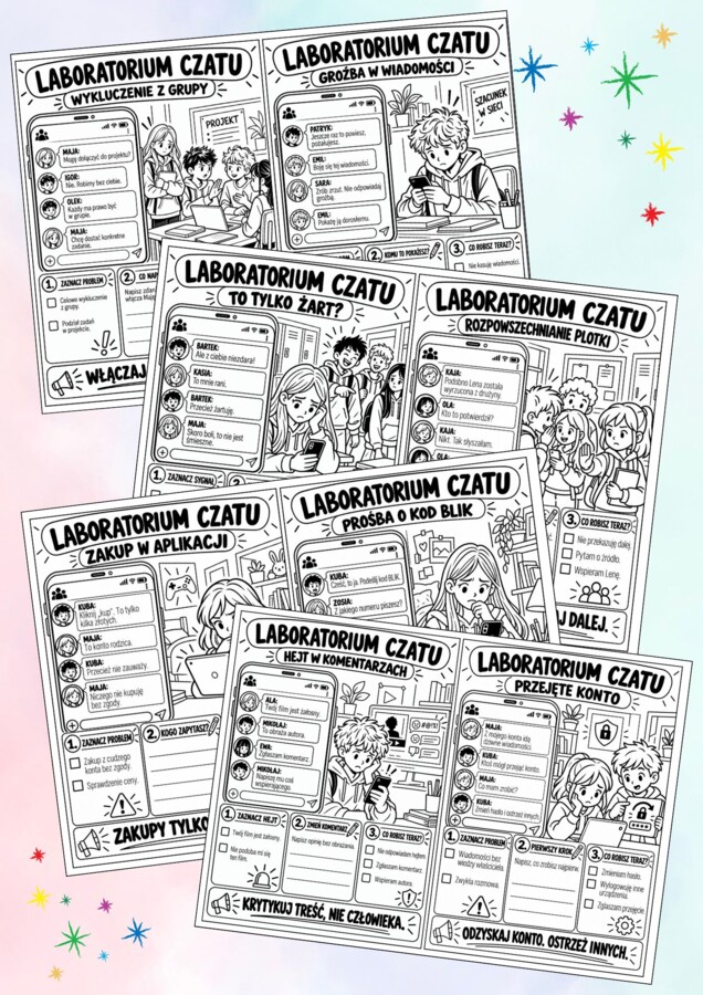 📱 LABORATORIUM CZATU – klasy 4–8📱