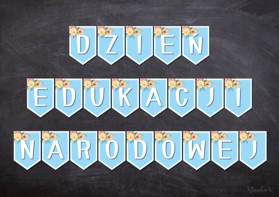 Dzień Edukacji Narodowej - girlanda