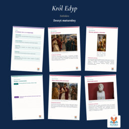 Król Edyp — Sofokles | Zeszyt maturalny: szczegółowe omówienie, 94 zadania i klucz odpowiedzi