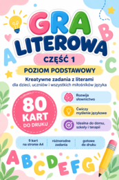 „Gry literowej – część 1. Poziom podstawowy”
