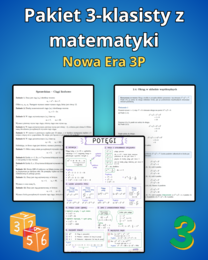 Pakiet 3-klasisty z matematyki - NE 3P