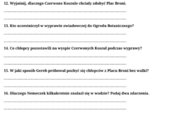 Pakiet materiałów do lektury "Chłopcy z Placu Broni"