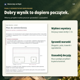 Pola i obwody - klasa 5 | Detektywi geometrii: Uratuj projekt parku!