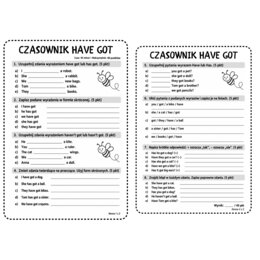 HAVE GOT / HAS GOT – kompleksowy pakiet edukacyjny dla klas 1–4 szkoły podstawowej