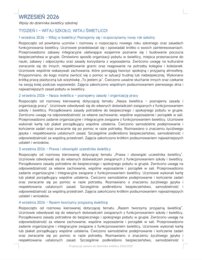 Propozycje wpisów do dziennika świetlicy 2026/2027