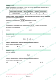 Próbny egzamin ósmoklasisty z matematyki, klasa 8 (arkusz II w układzie CKE + zasady oceniania)