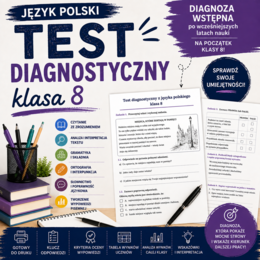 Diagnoza wstępna z języka polskiego dla klasy 8 SP