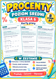 PROCENTY-ŚREDNIE- klasa 6