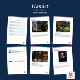 Hamlet — William Szekspir | Zeszyt maturalny: szczegółowe omówienie, 116 zadań i klucz odpowiedzi