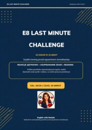 Egzamin ósmoklasisty – darmowa karta pracy