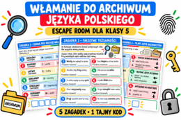 Escape room  -  " Włamanie do Archiwum Języka Polskiego".