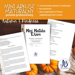 Mini Matura – Autumn & Kindness | Język angielski – poziom podstawowy