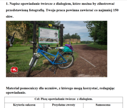Scenariusz dwugodzinnych zajęć, podczas których uczniowie redagują opowiadanie z dialogiem