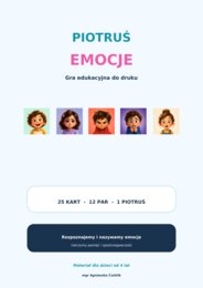 Gra Piotruś - bajkowe emocje