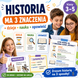 Historia ma 3 znaczenia – dzieje, nauka i opowieść